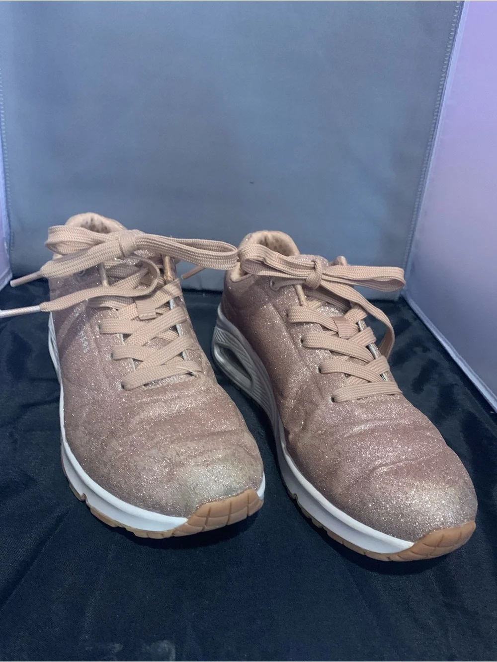 Women's Skechers Street Uno - Glitter Bomb Sneakers